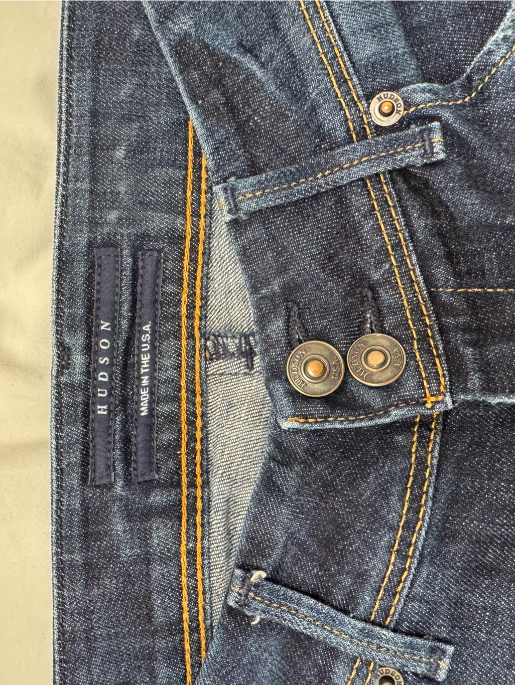 New Wot Hudson Dark Blue Slim Fit Jeans — image 5 of 5